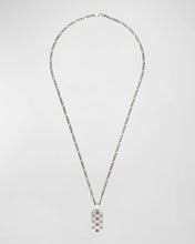 Load image into Gallery viewer, GUCCI "GG and Bee" Engraved Dog Tag Necklace