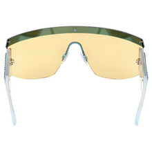 Load image into Gallery viewer, 76MM Swarovski Crystal Shield Sunglasses