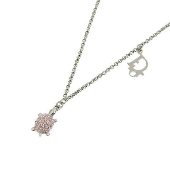 CHRISTIAN DIOR rhinestone turtle necklace