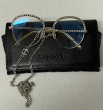 Load image into Gallery viewer, CHANEL- Pantos Eyeglasses w/ chain

